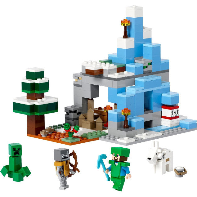LEGO® Minecraft® The Frozen Peaks 21243 Building Toy Set (304 Pieces)