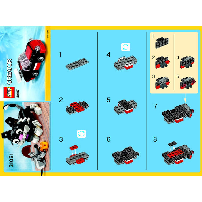 Instruction 30187-1 - Fast Car polybag