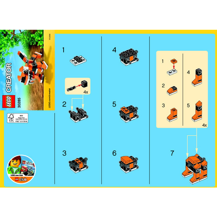 Instruction 30285-1 - Tiger polybag