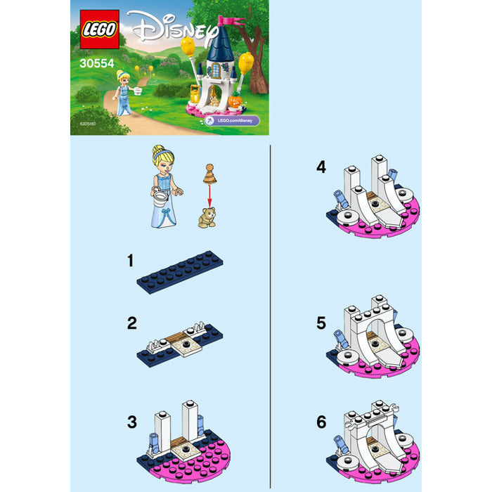 Instruction 30554-1 - Cinderella Mini Castle polybag