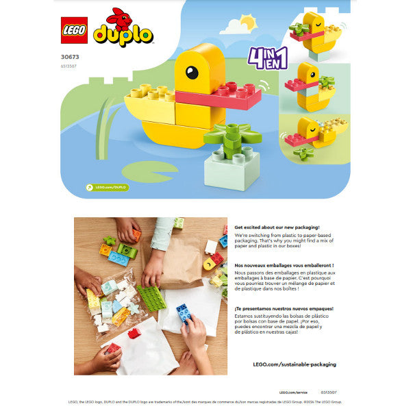 Instruction 30673-1 - My First Duck polybag