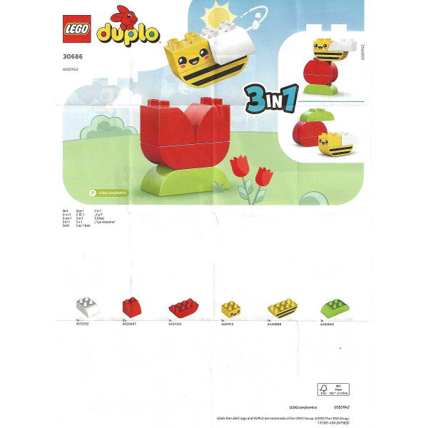 Instruction 30686-1 - My First Flower & Bee paper bag