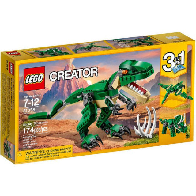 Original box 31058 - Mighty Dinosaurs {Green Edition}