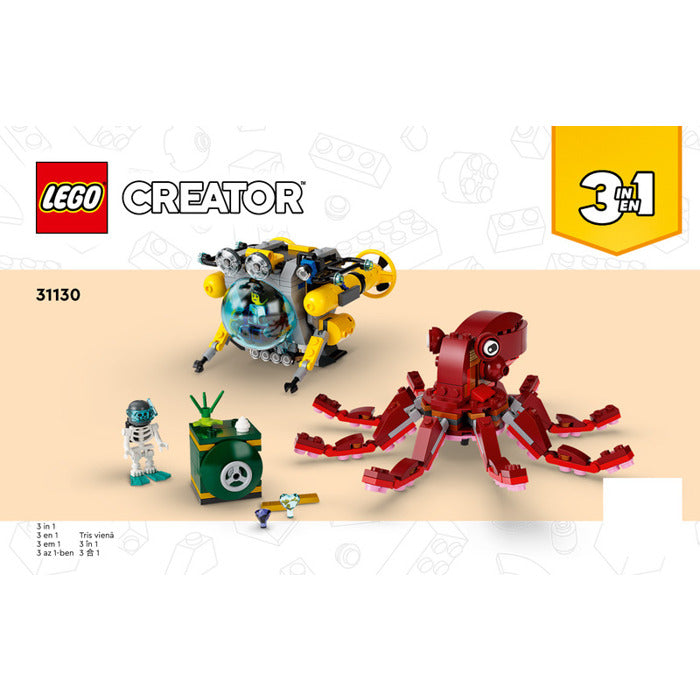 Instruction 31130-1 - Sunken Treasure Mission