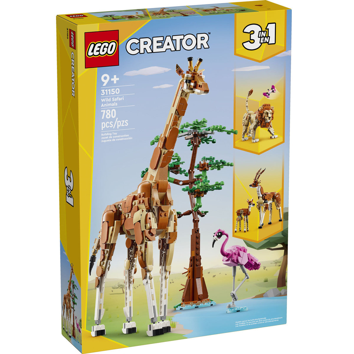 LEGO® Creator Wild Safari Animals 3in1 Set 31150