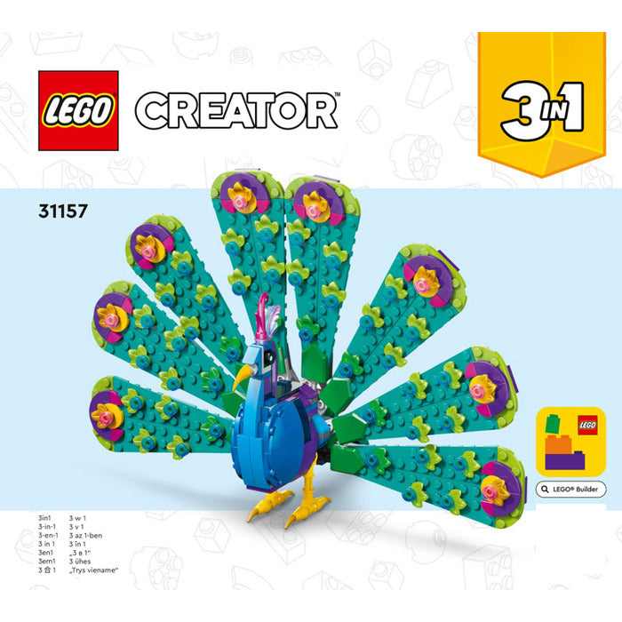 Instruction 31157-1 - Exotic Peacock
