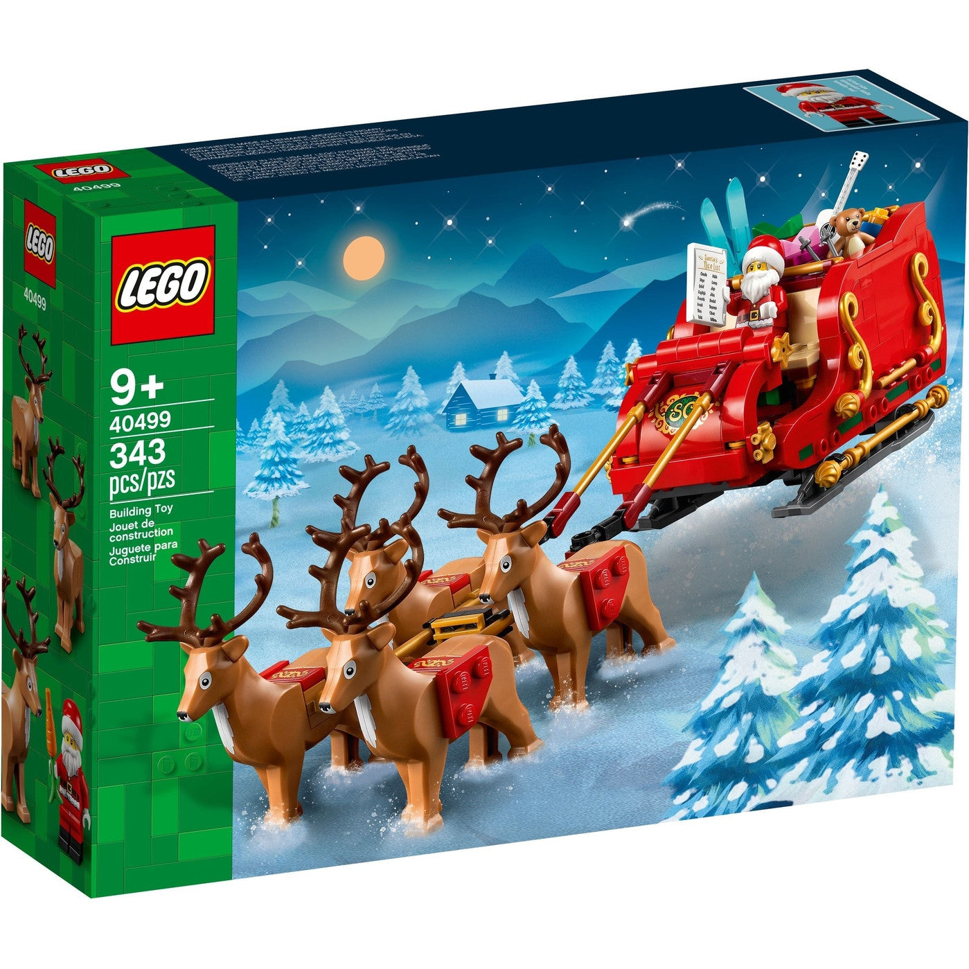 Original box 40499 - Santa's Sleigh