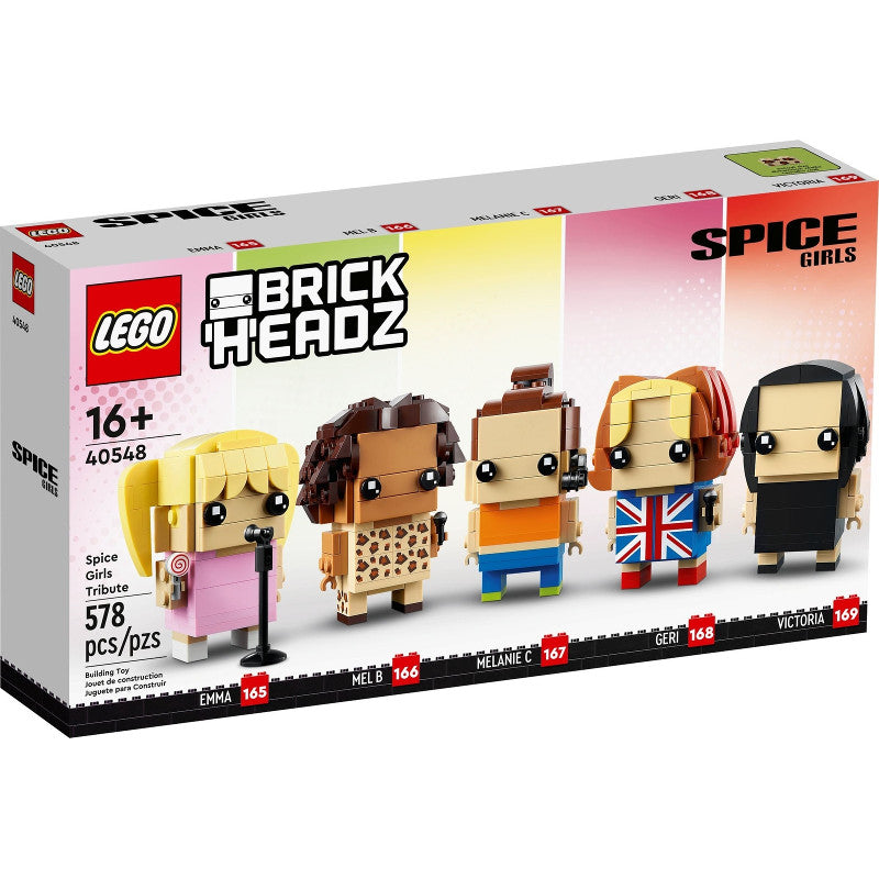 LEGO® BrickHeadz™ Spice Girls Tribute 40548 Building Kit for Ages 16+ (578 Pieces)