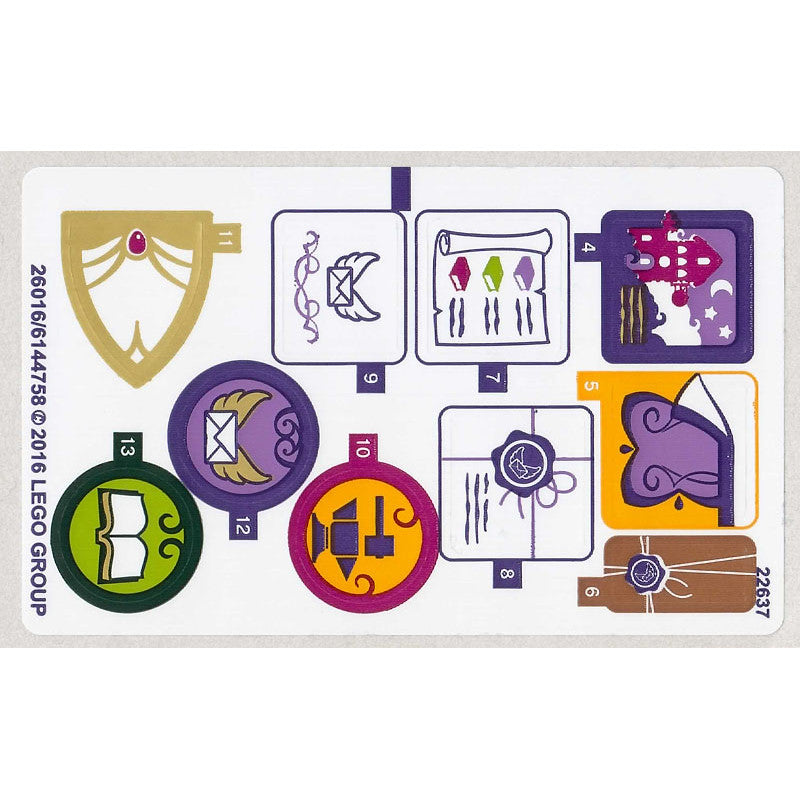 Part 41176stk02a - Sticker Sheet for Set 41176, Sheet 2 - International Version - (26016/6144758)