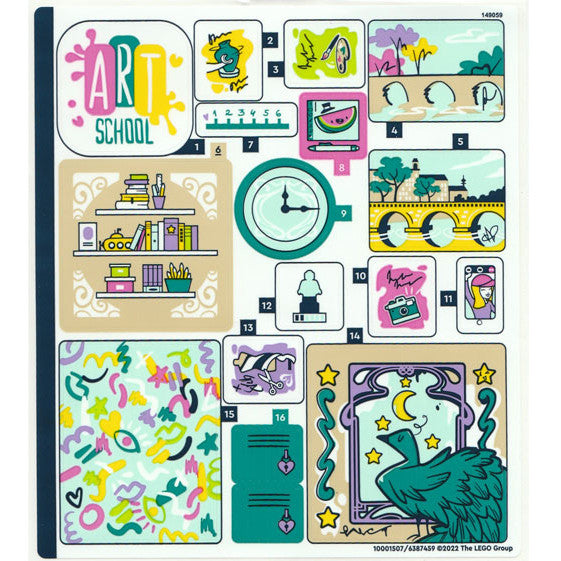 Part 41711stk01 - Sticker Sheet for Set 41711 - (10001507/6387459)