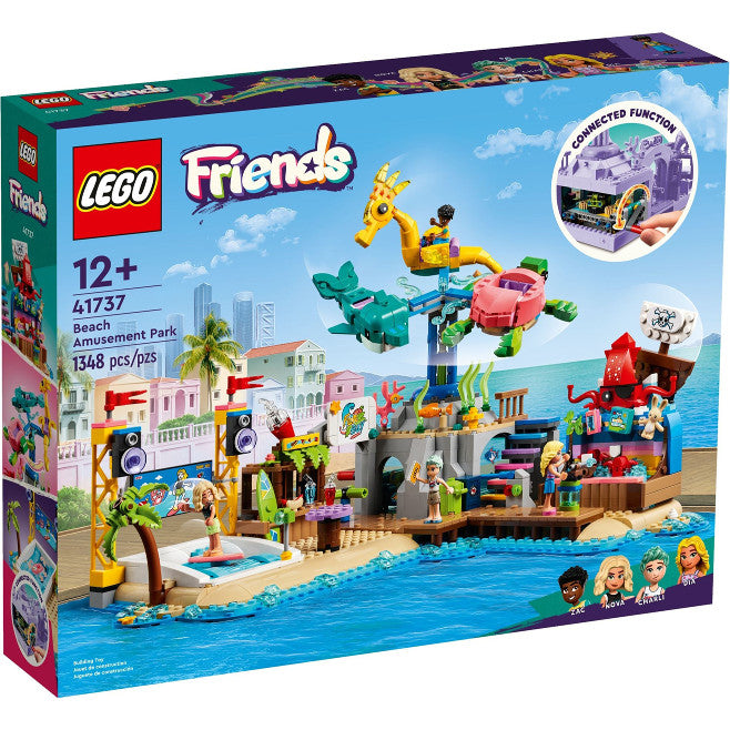 LEGO® Friends Beach Amusement Park 41737 Building Toy Set (1,348 Pieces)