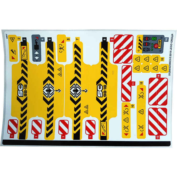 Part 42097stk01 - Sticker Sheet for Set 42097 - (51284/6259023)