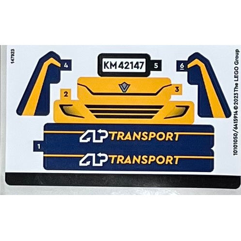 Part 42147stk01 - Sticker Sheet for Set 42147 - (10101050/6415914)