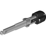 Part 46537pb01 - Projectile Arrow, Solid Shaft with Molded Flexible Rubber Black Cross Shaped End Pattern