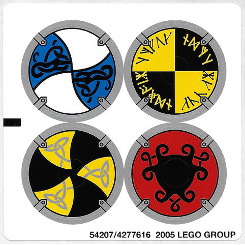 Part 7016stk01 - Sticker Sheet for Set 7016 - (54207/4277616)