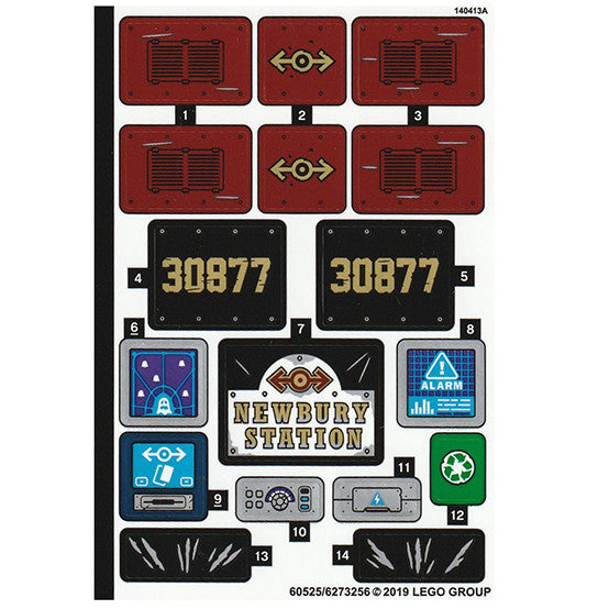 Part 70424stk01 - Sticker Sheet for Set 70424, Sheet 1 - (60525/6273256)