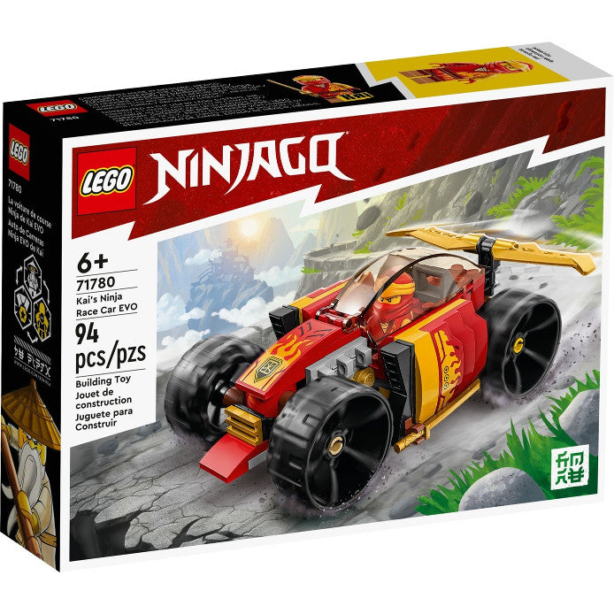 LEGO® NINJAGO® Kai’s Ninja Race Car EVO 71780 Building Toy Set (94 Pieces)