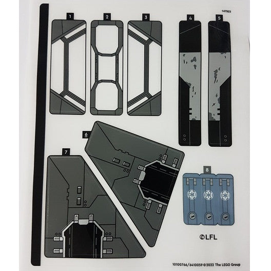 Part 75323stk01 - Sticker Sheet for Set 75323 - (10100766/6410059)