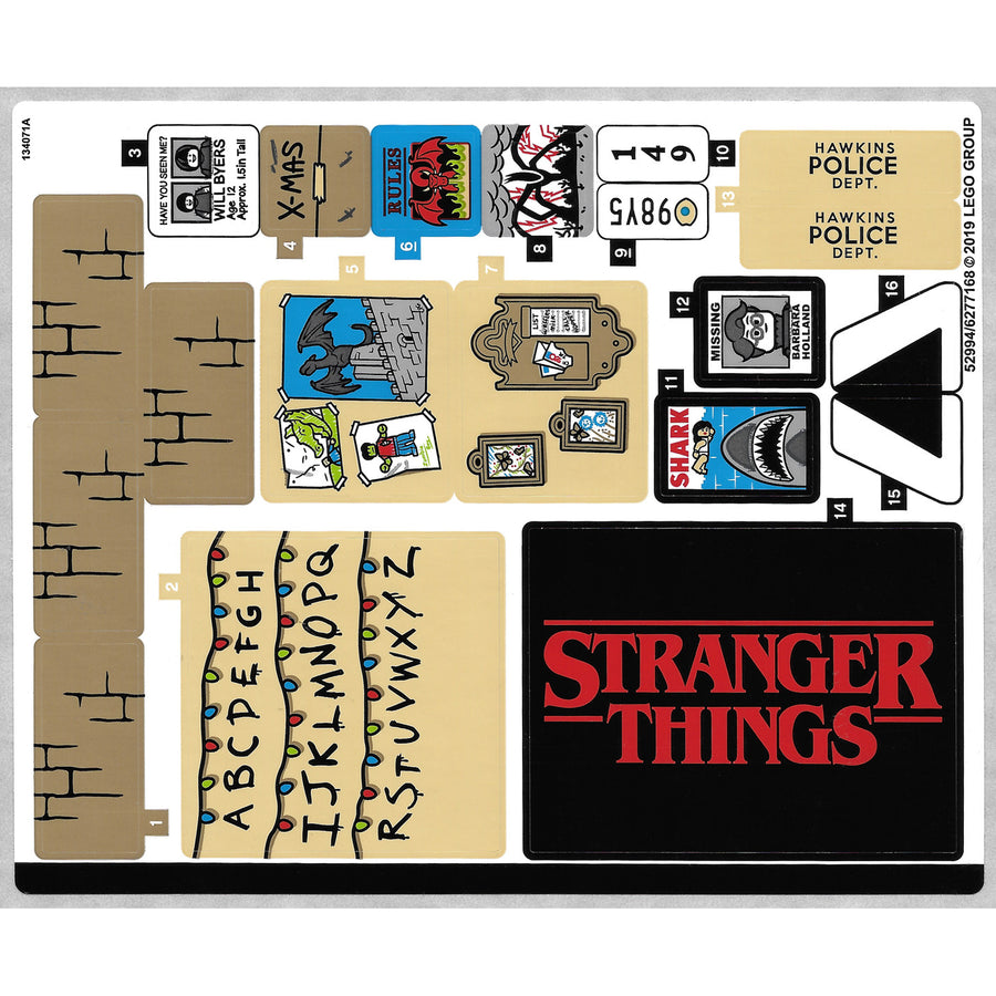 Part 75810stk01 - Sticker Sheet for Set 75810, Sheet 1 - (52994/6277168)