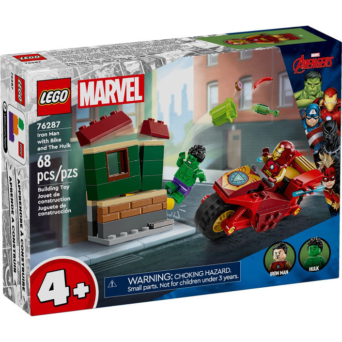 Set 76287-1 - Iron Man with Bike and The Hulk