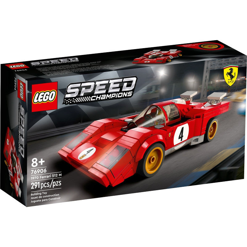 LEGO® Speed Champions 1970 Ferrari 512 M 76906 Building Kit (291Pieces)
