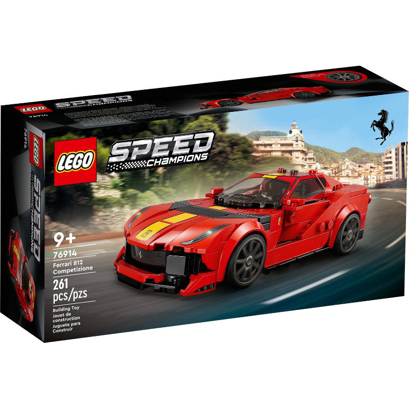 LEGO® Speed Champions Ferrari 812 Competizione 76914 Building Toy Set (261 Pieces)