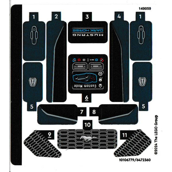 Part 76920stk01 - Sticker Sheet for Set 76920 - (10106779/6472360)