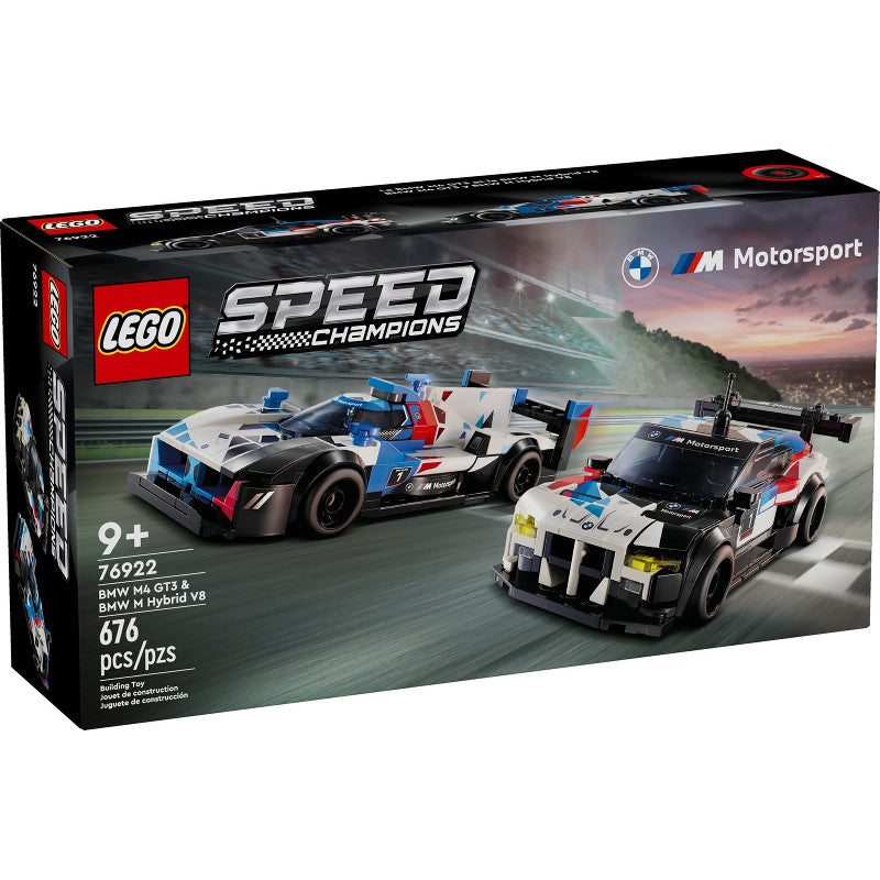LEGO® Speed Champions BMW M4 GT3 & BMW M Hybrid V8 Race Cars 76922