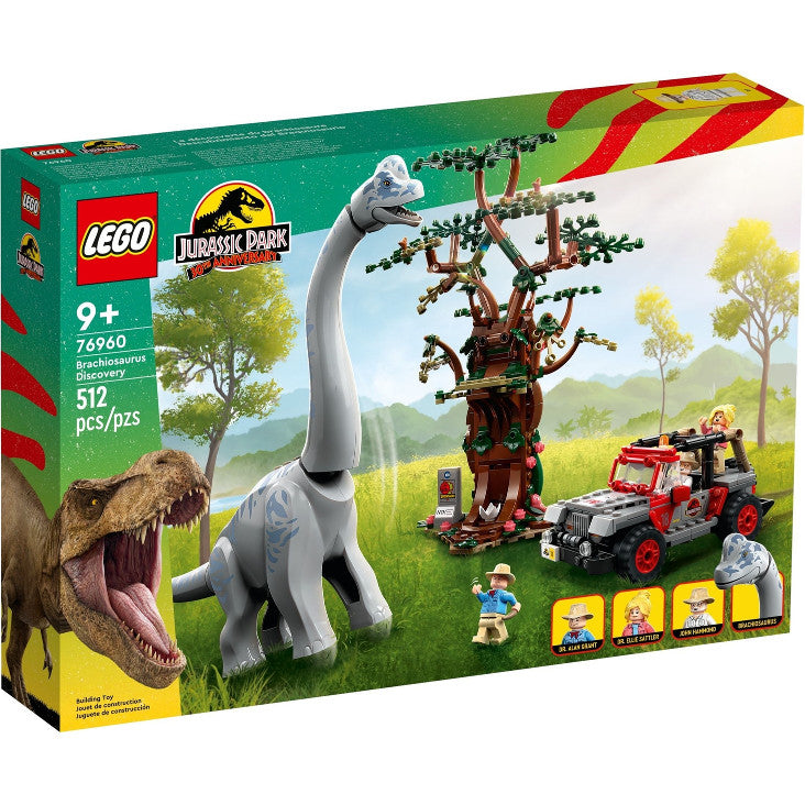 LEGO® Jurassic Park Brachiosaurus Discovery 76960 Building Toy Set (512 Pieces)