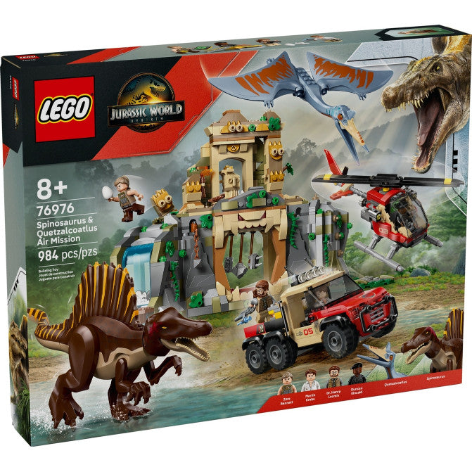 Set 76976 - Spinosaurus & Quetzalcoatlus Air Mission