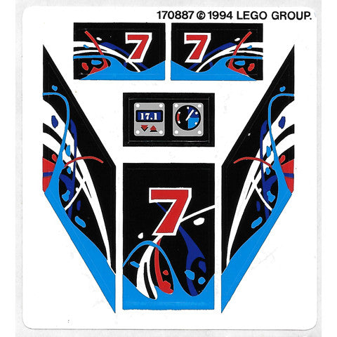 Part 8223stk01 - Sticker Sheet for Set 8223 - (170887)