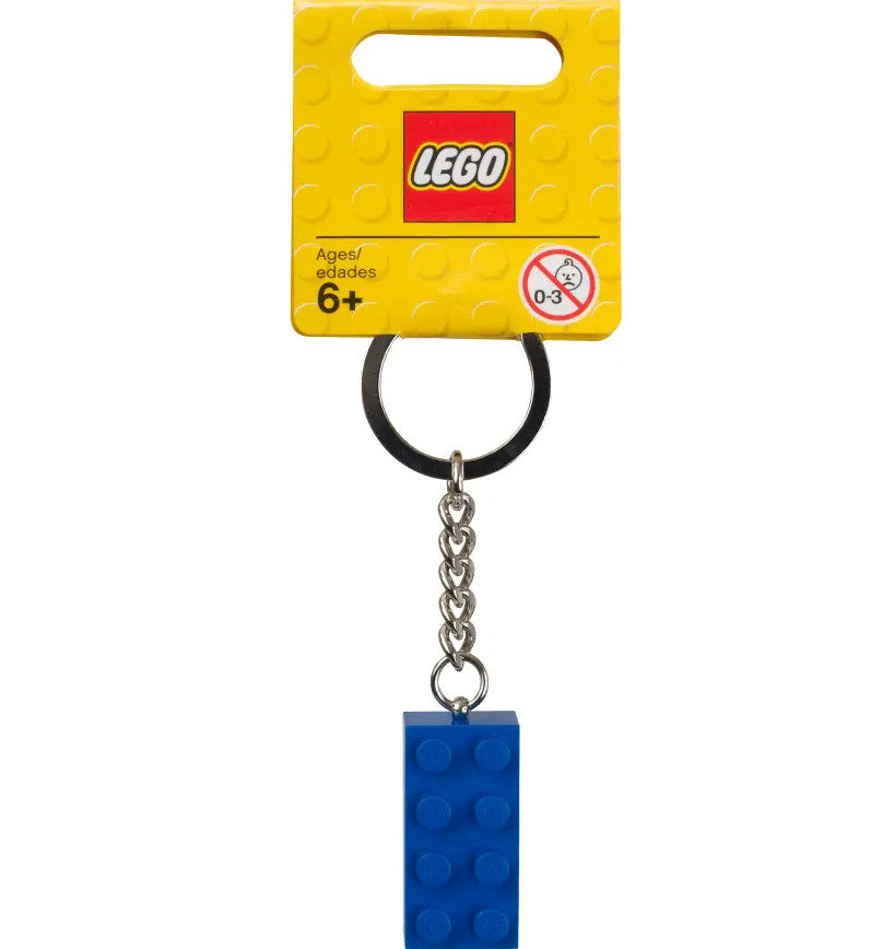Gear 850152 - 2 x 4 Brick - Blue Key Chain