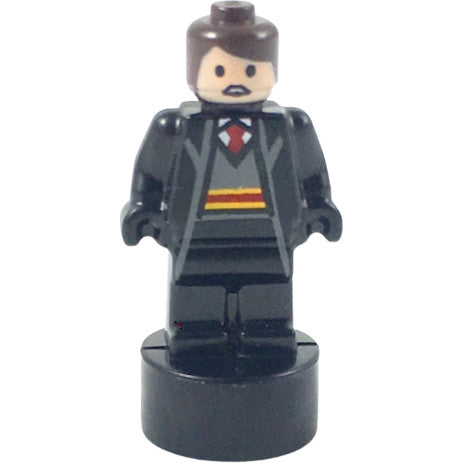 Minifig 90398pb027 - Gryffindor Student Statuette / Trophy #1, Dark Brown Hair