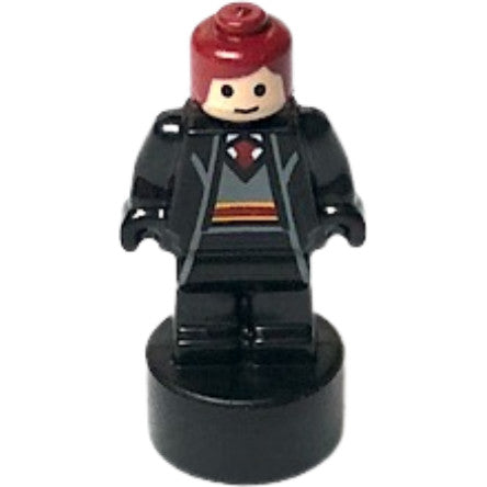 Minifig 90398pb028 - Gryffindor Student Statuette / Trophy #2, Dark Red Hair
