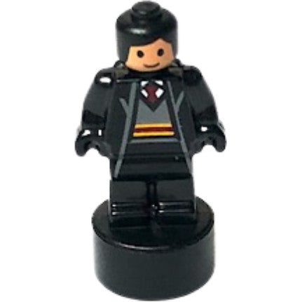 Minifig 90398pb029 - Gryffindor Student Statuette / Trophy #3, Black Hair