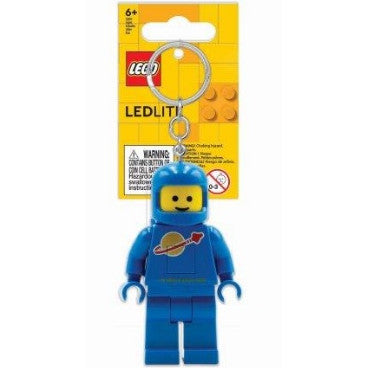 Gear LGL-KE10H - LED Key Light Classic Space Minifigure Key Chain Blue (LEDLITE) - Tagged Version