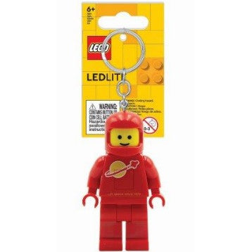 Gear LGL-KE10HR - LED Key Light Classic Space Minifigure Key Chain Red (LEDLITE) - Tagged Version