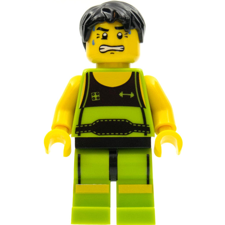 Minifig col026 - Weightlifter, Series 2 (Minifigure Only without Stand and Accessories)