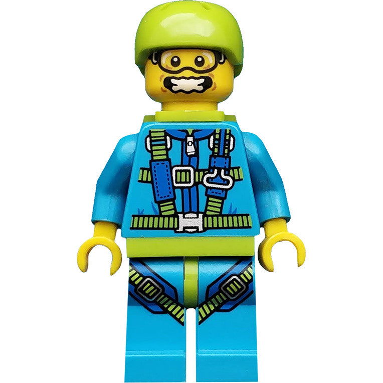 Minifig col150 - Skydiver, Series 10 (Minifigure Only without Stand and Accessories)