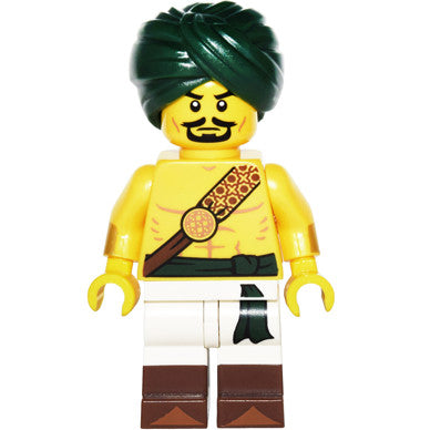 Minifig col245 - Desert Warrior, Series 16 (Minifigure Only without Stand and Accessories)