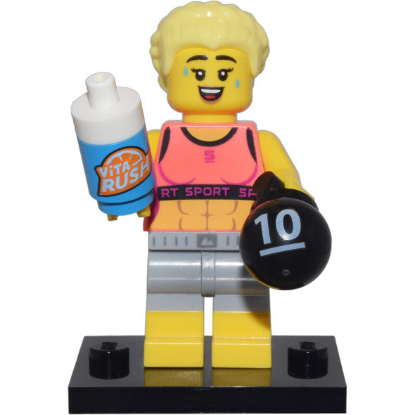 Set col25-7 - Fitness Instructor, Series 25 (Complete Set with Stand and Accessories)