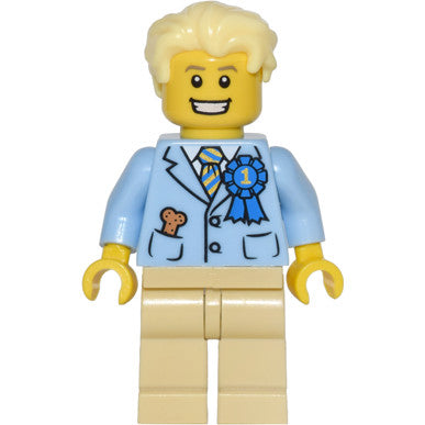 Minifig col255 - Dog Show Winner, Series 16 (Minifigure Only without Stand and Accessories)