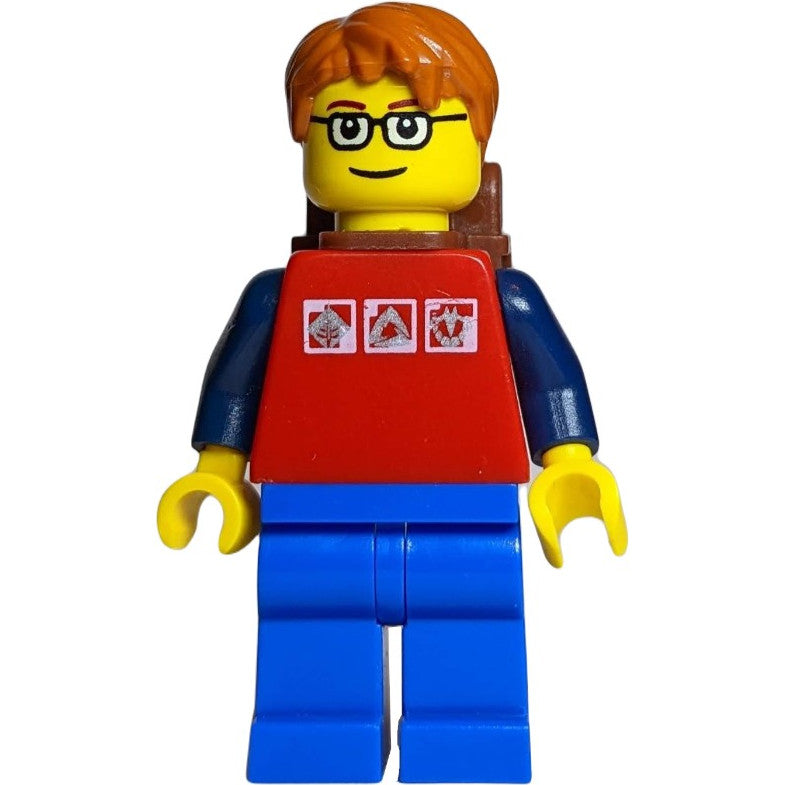 Red Shirt with 3 Silver Logos - cty0180