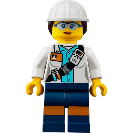 Minifig cty0848 - Miner - Female Scientist