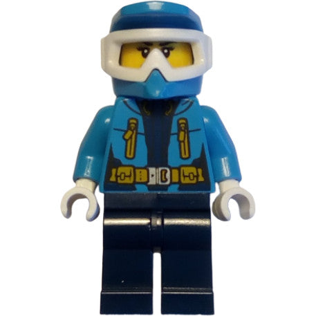 Minifig cty0927 - Arctic Explorer Female - Dirt Bike Helmet, Goggles