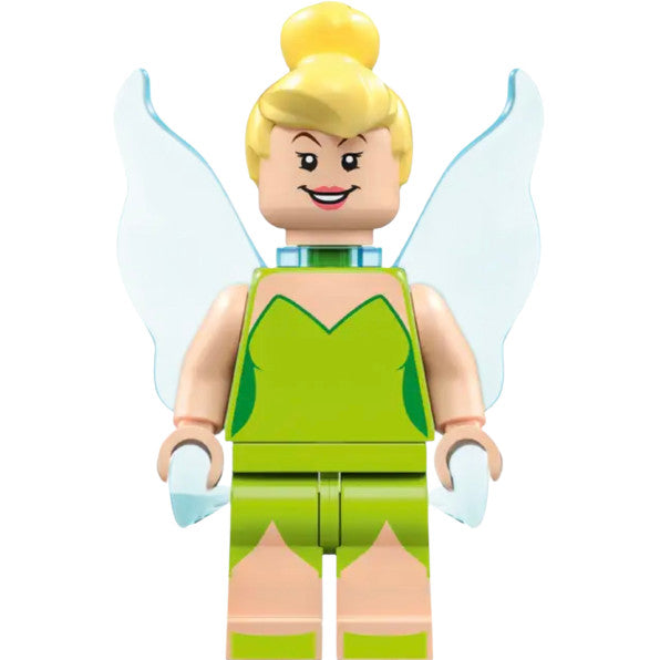 Minifig dis086 - Tinker Bell - Minifigure, Trans-Light Blue Butterfly Wings