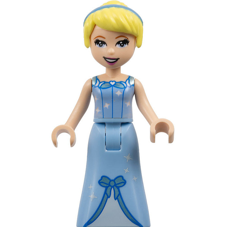 Minifig dp095a - Cinderella - Dress with Stars and Bow, Thick Hinge