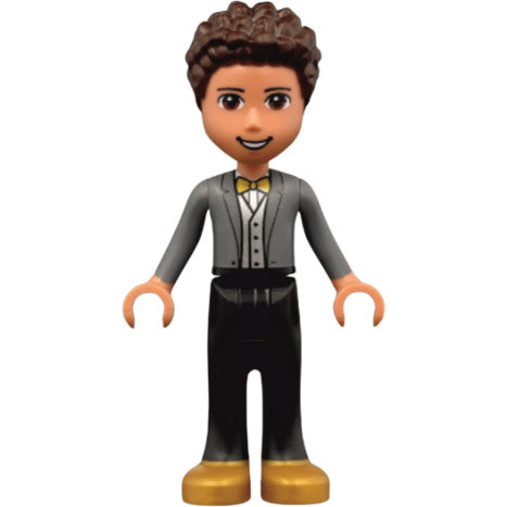 Minifig frnd0454 - Friends River - Dark Bluish Gray Jacket