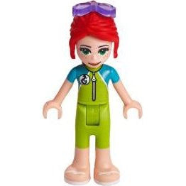 Minifig frnd306 - Friends Mia - Lime Wetsuit, Sunglasses