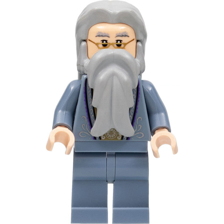 Minifig hp099 - Albus Dumbledore - Sand Blue Outfit with Silver Embroidery